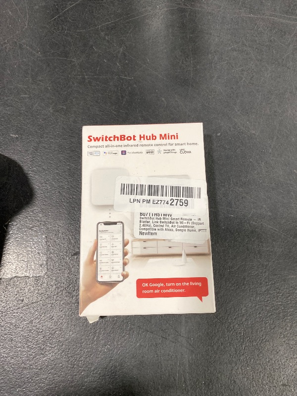 Photo 1 of SwitchBot Hub 2 (2nd Gen), work as a WiFi Thermometer Hygrometer, IR Remote Control, Smart Remote and Light Sensor, Link SwitchBot to Wi-Fi (Support 2.4GHz), Compatible with Alexa&Google Assistant
