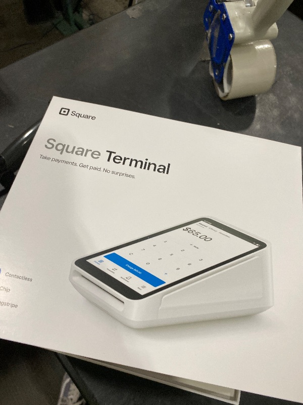 Photo 1 of Square Terminal - Credit Card Machine to Accept All Payments | Mobile POS