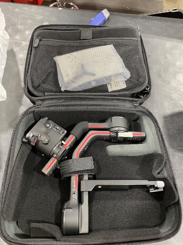 Photo 1 of DJI RS 3 Pro, 3-Axis Gimbal for DSLR and Cameras Canon/Sony/Panasonic/Nikon/Fujifilm/BMPCC, Automated Axis Locks, 4.5 kg (10lbs) Payload, LiDAR Focus Camera Stabilizer