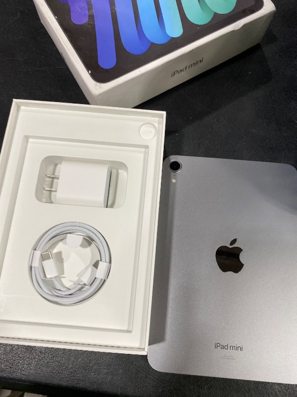 Photo 1 of Apple iPad mini (A17 Pro): Apple Intelligence, 8.3-inch Liquid Retina Display, 128GB, Wi-Fi 6E, 12MP Front/12MP Back Camera, Touch ID, All-Day Battery Life — Space Gray