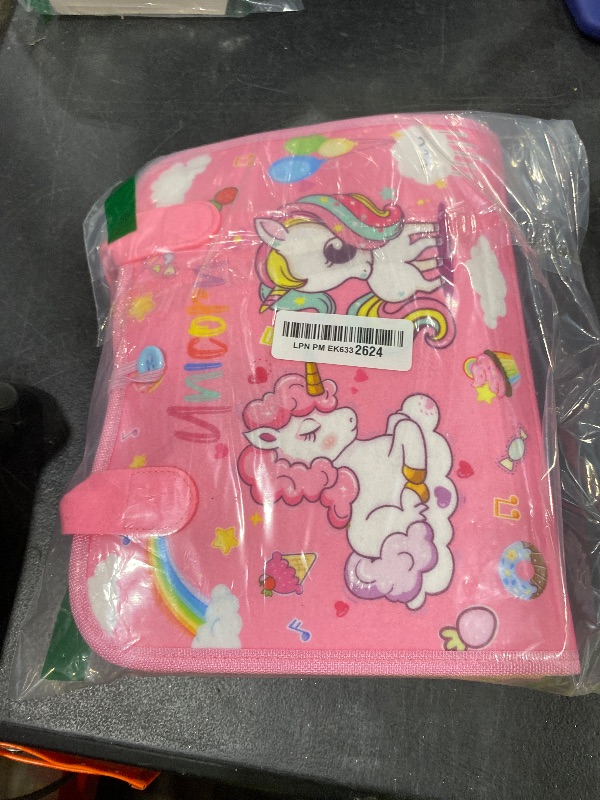 Photo 1 of Pink Unicorn Montessori Busy Board
