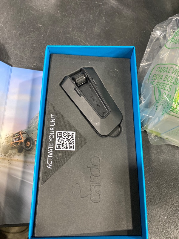 Photo 1 of Cardo PACKTALK PRO Motorcycle Helmet Communication System Intercom, Crash Detection, Auto On/Off, Air Mount, 45mm Speakers
