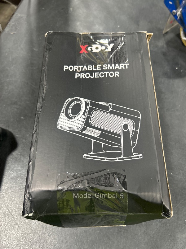 Photo 1 of Smart Mini Projector XGODY Gimbal5 Android 11 Full HD Projector Native 1080P 4K Support 5G WiFi 6 Bluetooth 5.0 Home Movie Projector Electric Focu Auto Keystone 180 Rotating For PC/Lap/PS5 Dull Black