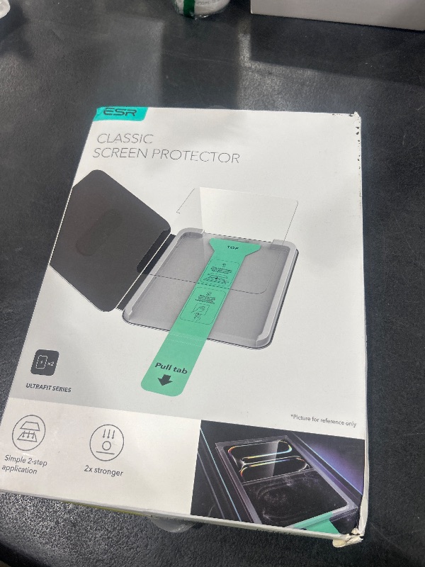 Photo 1 of ESR 2 Pack Screen Protector for iPad Pro 11 Inch M4 2024 (5th Generation), 9H Tempered Glass Film with Ultra Fit Tray, Apple Pencil Support, Scratch Resistant, HD Clarity, Bubble Free Application