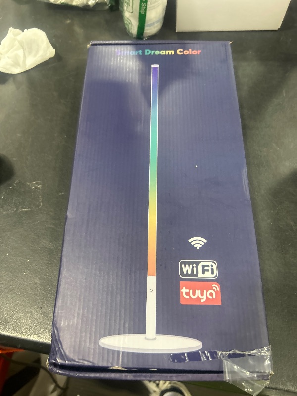 Photo 1 of Marlrin RGBW Floor Lamp, Color Changing Standing LED Corner Lamp, Modern Lamp with Music Sync, Compatible with Alexa?Wi-Fi APP and Remote Control, 57.8" Floor Lamp for Living Room and Bedroom, Silver
