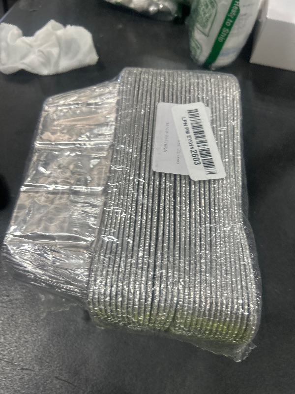 Photo 1 of 30-Pack Blackstone Griddle Accessories Drip Pan Liners, Aluminum Foil Pan Disposable for 17" 22" 28" 36" Blackstone Griddle Drip Tray Holder Grill Rear Grease Catcher Cup Liners