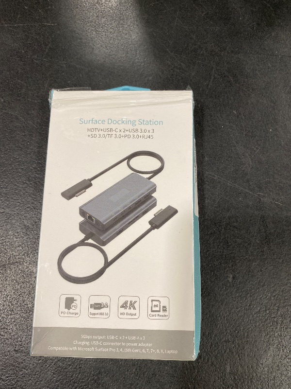 Photo 1 of New Microsoft Surface Dock, 11-in-1 Microsoft Surface Docking Station 4K@60HZ HDMI, Surface Travel Hub for Surface Pro 11/10/9/8/X/7/6/5/4/3, Surface Laptop 6/5/4/3/2/1, Laptop Go 3/2/1, Surface Book