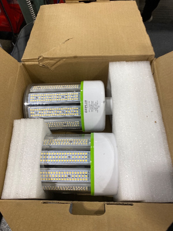 Photo 1 of 2-Pack 250W E39 Mogul Base LED Bulb, 5000K Daylight 35,000LM LED Corn Light Bulb(Eqv.1000w Mh/Hps/Hid), for Garage Factory Workshop Warehouse Barn(Non-Dimmable)
