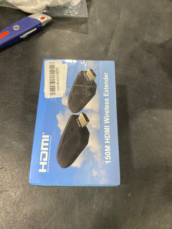 Photo 1 of 4K Wireless HDMI Transmitter and Receiver, 500 FT/150M Range, Plug and Play 2.4G/5G Wireless HDMI Extender kit for Video and Audio Transmission for Laptop/PC etc. No App/Bluetooth Needed