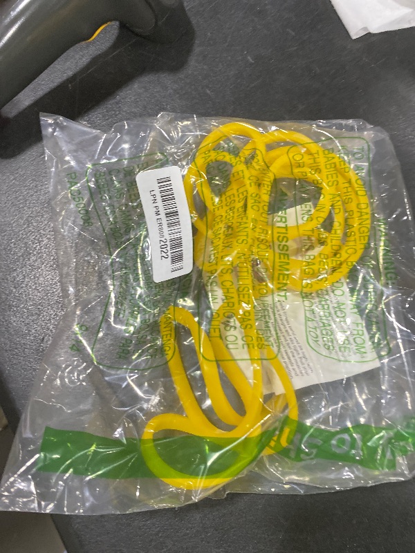 Photo 1 of LEZER Resistance Bands for Working Out, Exercise Band, Pull Up Band, Elastic Band, Stretching, Training, Gym, Physical Therapy, Fitness, Workout, Yoga, with Instruction, 5-15 lbs, Yellow