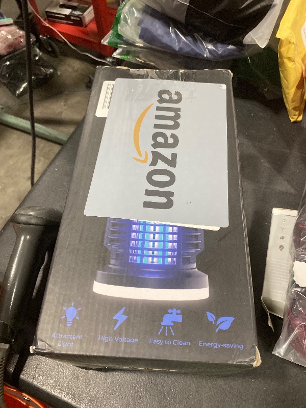 Photo 1 of YISSVIC Bug Zapper Outdoor Indoor Waterproof Electric Mosquito Lamp Fly Zapper Killer Effective 4200V Plug in for Home Patio Office Courtyard