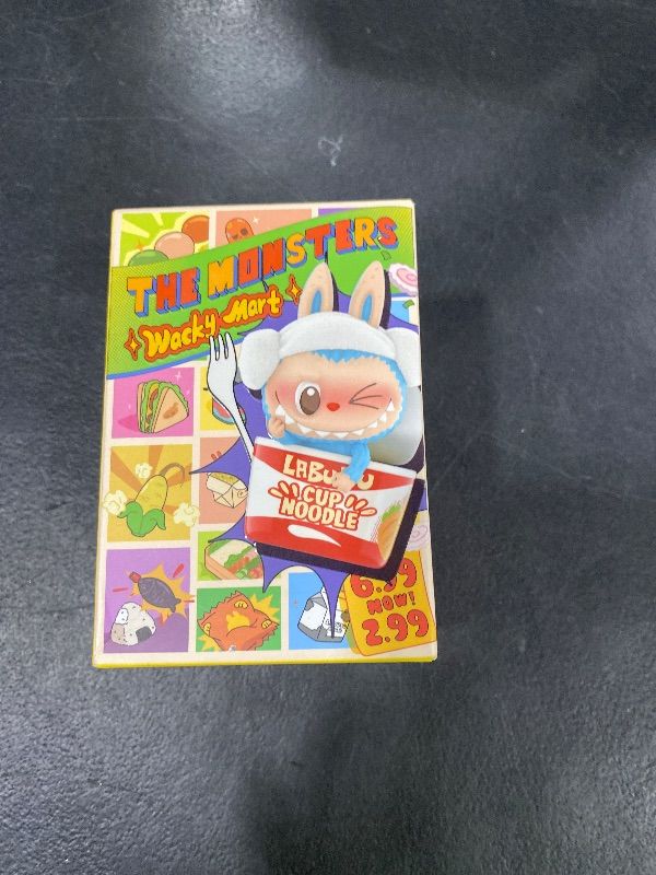 Photo 1 of POP MART The Monsters Wacky Mart Series Blind Box Figures, Random Design Action Figures Collectible Toys Home Decorations, Holiday Birthday Gifts for Girls and Boys, Single Box