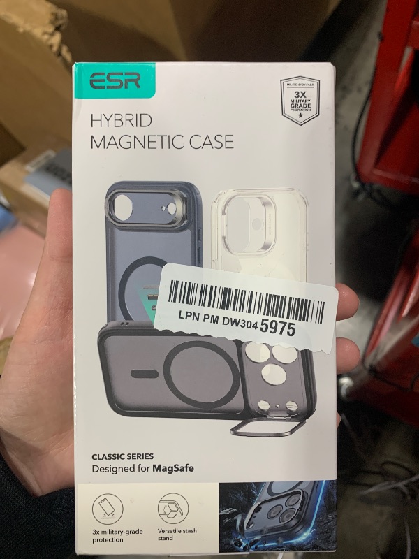 Photo 1 of ESR for iPhone 17 Pro Max Case with Stand, Camera Control Cover Compatible with MagSafe, Military-Grade Drop Protection Magnetic Phone Case, Scratch-Resistant Back Cover,Frosted Orange