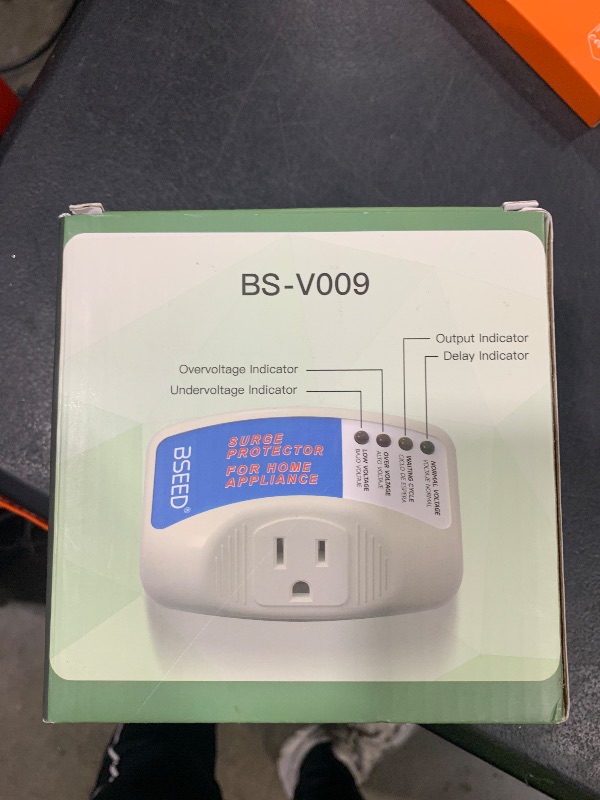 Photo 1 of BSEED Surge Protector, 1800W Wall Surge Protector for Refrigerator, TV, PC, Home Appliance, Voltage Regulator with LED Display Screen, Adjustable Voltage Protector, 15A, 120V, 2 Pack