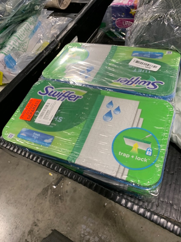 Photo 1 of Sweeper Wet Mopping Pad Refills for Floor Mop Open Window Fresh Scent 12 Count - 4 Pack
