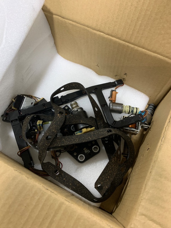 Photo 1 of 4L60E Transmission Master Solenoid Kit compatible with GM EPC Shift TCC 3-2 PWM 2003-2005 4L65E Automatic Transmission Solenoid Kit W/Harness & Transmission Filter