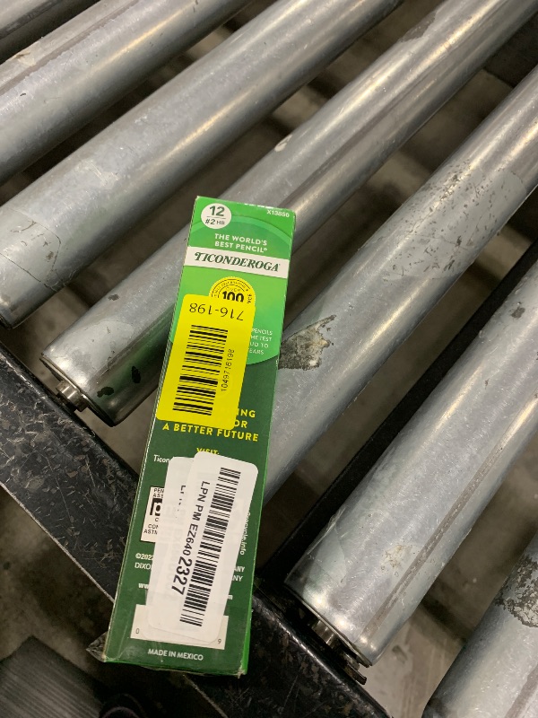 Photo 1 of Ticonderoga Tri-Write Wood-Cased Pencils, 2HB Soft, Yellow, 12 Count