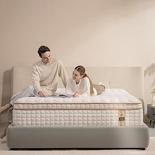 Photo 1 of King Mattress,14 Inch King Size Hybrid Mattress in a Box,Medium Firm King Size Mattress Memory Foam,with Individual Pocket Spring for Motion Isolation & Silent Sleep & Pressure Relief, CertiPUR-US