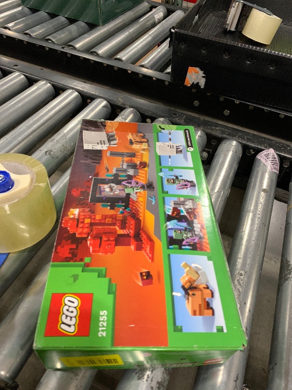 Photo 1 of LEGO Minecraft The Nether Portal Ambush Adventure Set, Building Toy for Kids with Minecraft Action Figures and Battle Scenes, Minecraft Toy for Boys, Girls and Gamers Ages 8 and Up, 21255