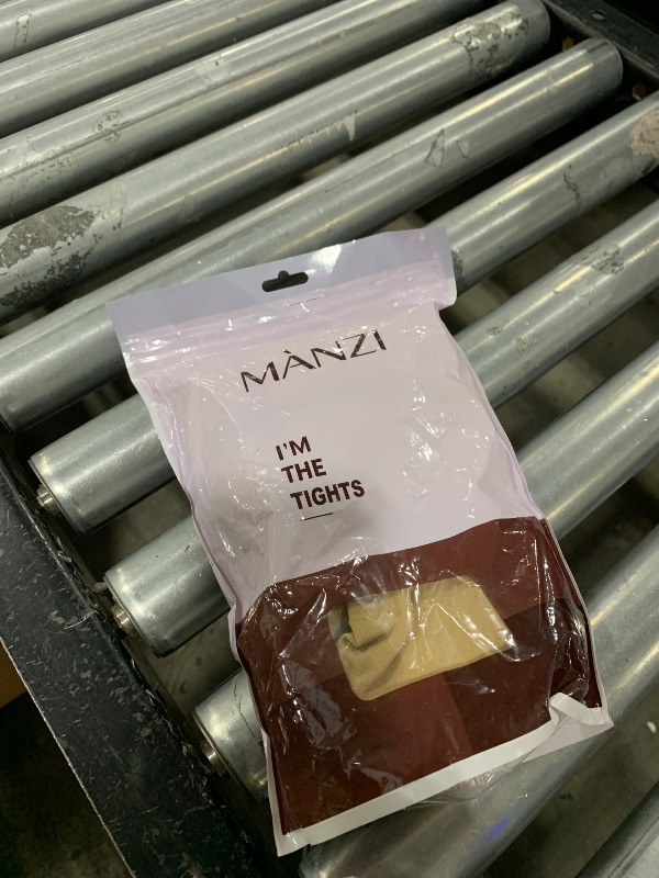 Photo 1 of MANZI 2 Pairs Run Resistant Control Top Panty Hose Opaque Tights, X-large, Suntan