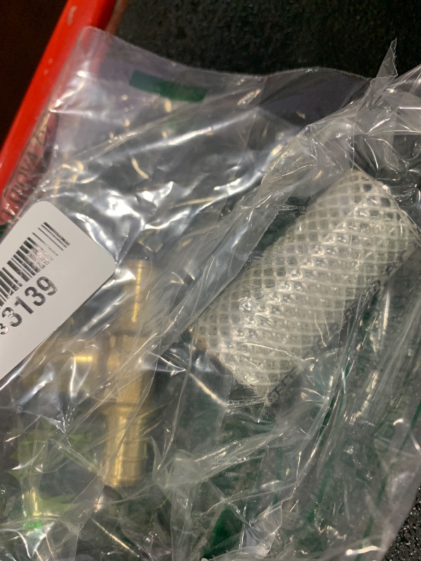 Photo 1 of SharkBite 1/2 Inch x 1/2 Inch x 3/4 Inch Crimp Reducing Tee, Bullnose, Brass Plumbing Fitting, PEX Pipe, PE-RT, UC408LFA