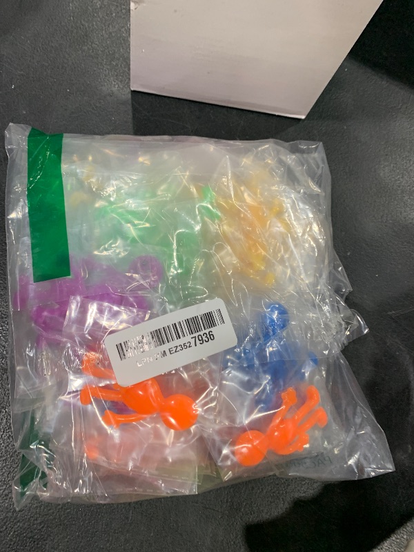 Photo 1 of POPLAY 60PCS Smile Face Bendable Man, Stretchy Figures Party Favors Gooey Bendy Fidget Toys for Stress Relief, Classroom Exchange Prizes, Birthday Goodie Bag Stuffers