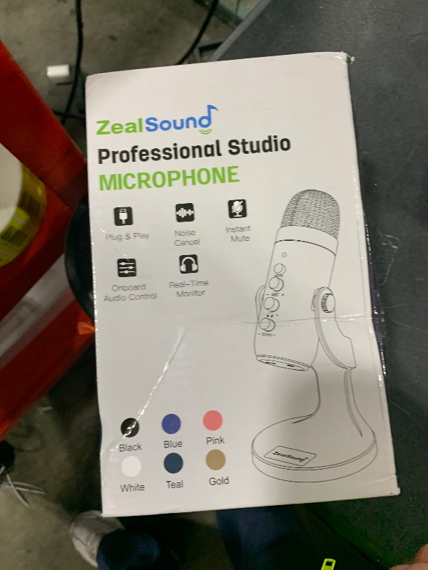Photo 1 of ZealSound USB Microphone,Condenser Computer PC Mic,Plug&Play Gaming Microphones for PS 4&5.Headphone Output&Volume Control,Mic Gain Control,Mute Button Vocal,YouTube Podcast on Mac&Windows(Black)