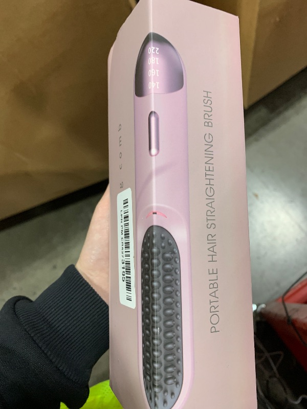 Photo 1 of 2025 New Upgraded Cordless Hair Straightener Brush 300 Million Negative Ionic Portable Hair Straightener Comb for Women with 4 Temps Fast Heating MCH Ceramic Coating Smooth Frizz - Free Hair