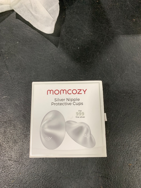Photo 1 of Momcozy 999 Silver Nursing Cups Original Perforated Breathable Design, Breastfeeding Essential, Nipple Shield for Nursing Newborn, XL Size