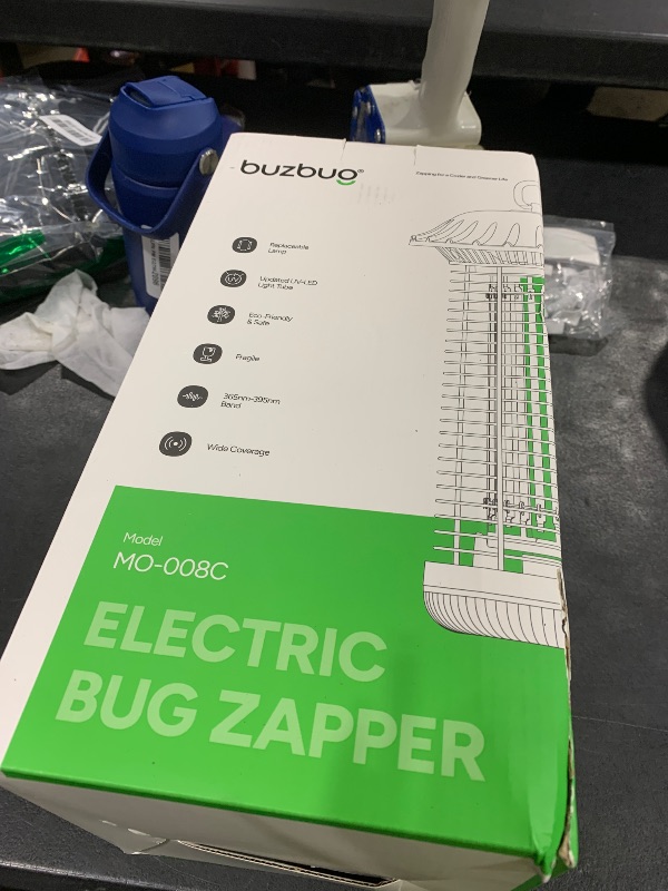 Photo 1 of Buzbug LED Bug Zapper Indoor Outdoor, 10 Years Lifespan, 6.5ft Power Cord, IPX4 Waterproof, High-Voltage, Mosquito Zapper, Fly Trap Mosquito Trap, Fly Killer Fly Zapper -MO008C