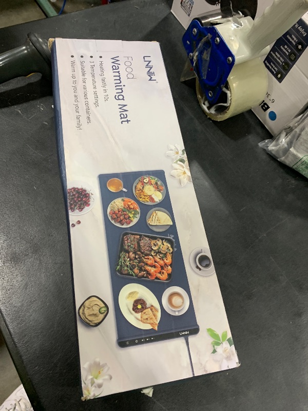 Photo 1 of Extra Large Food Warming Mat, 36x15 Inch Electric Heating Tray for Parties, Buffets, and Family Gatherings