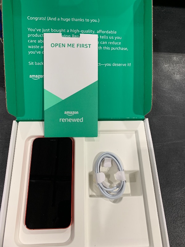 Photo 1 of Apple iPhone 12 Mini, 128GB, Red - Unlocked (Renewed Premium)