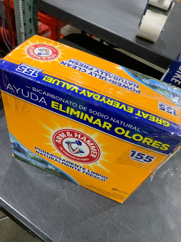 Photo 1 of ARM & HAMMER Powder Laundry Detergent, Alpine Clean, 9.56 lb, 155 Loads