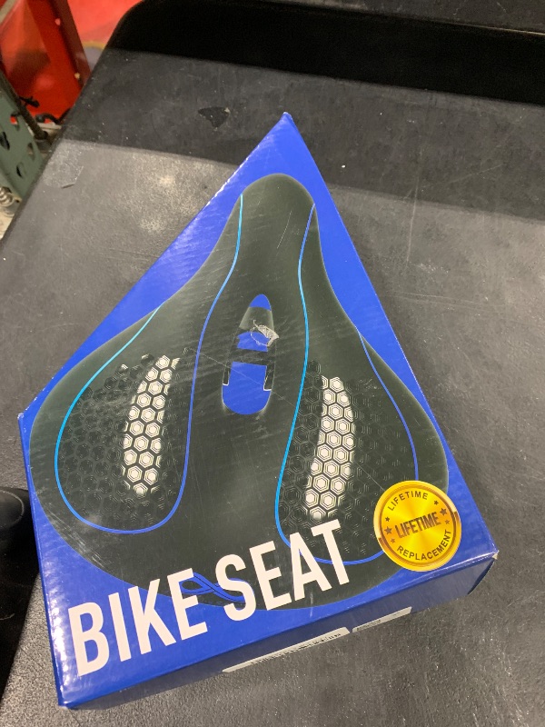 Photo 1 of Everlasting Comfort Bike Seat Cushion (10"x8") - Universal Fit for Mountain, Stationary, Cruiser Bikes - Easy Assembly - Comfortable Memory Foam Bike Saddle - Bike Seats for Men - Bike Seats for Women