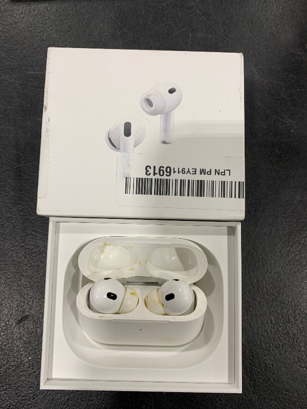 Photo 1 of Apple AirPods Pro 3 Wireless Earbuds, Active Noise Cancellation, Live Translation, Heart Rate Sensing, Hearing Aid Feature, Bluetooth Headphones, Spatial Audio, High-Fidelity Sound, USB-C Charging