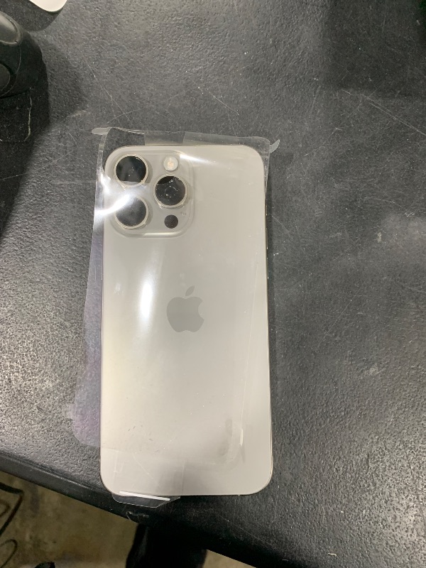 Photo 1 of Apple iPhone 15 Pro Max, 512GB, Natural Titanium - Unlocked (Renewed)
