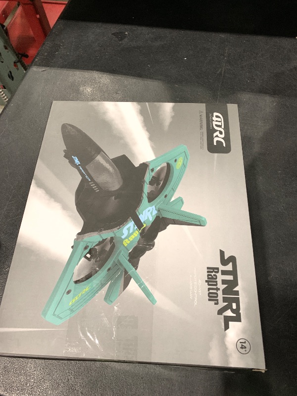 Photo 1 of 4DRC V17 Foam Remote Control Airplanes Rc Planes for Kids Adults 4-7 8-16, Remote Control Planes Fighter Jet with Light, 360° Flip Fighter Jet Toy, Gravity Sensing, Stunt Roll, Gifts for Kids Boys