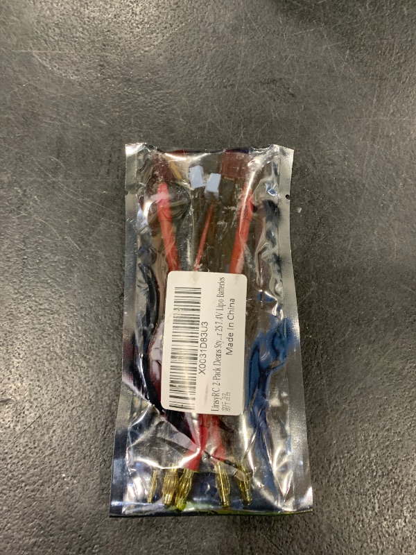 Photo 1 of LINSYRC 2pcs T-Plug Female to 4MM Banana Plug Bullet Male Connector Adapter Cable with 2S JST-XH Balance for 2S 7.4V Lipo Batteries