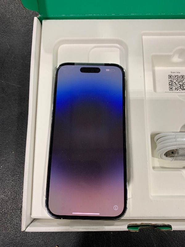 Photo 1 of Apple iPhone 14 Pro, 1TB, Silver - Unlocked (Renewed Premium)