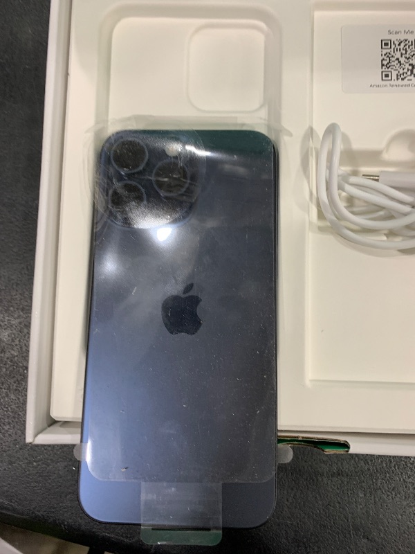 Photo 1 of Apple iPhone 15 Pro Max, 512GB, Blue Titanium - Unlocked (Renewed Premium)