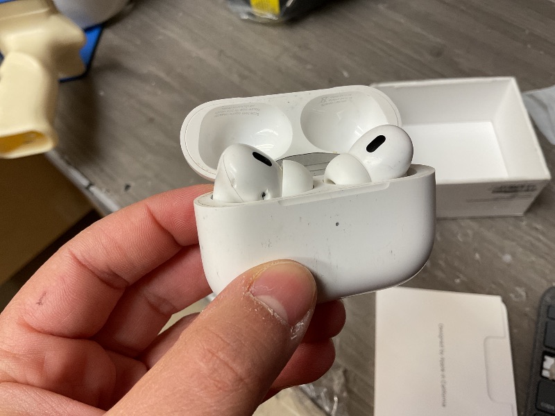 Photo 5 of Apple AirPods Pro 2 Wireless Earbuds, Active Noise Cancellation, Bluetooth Headphones, Spatial Audio, High-Fidelity Sound