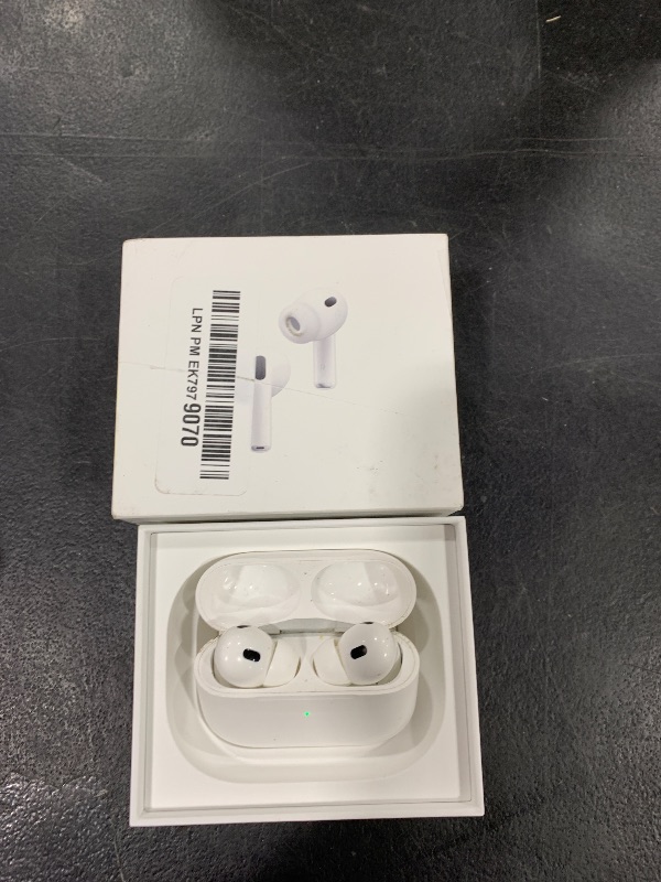 Photo 1 of OFFBRAND PRODUCT NOT ACTUAL APPLE, BUT SIMILAR ***************Apple AirPods Pro 3 Wireless Earbuds, Active Noise Cancellation, Live Translation, Heart Rate Sensing, Hearing Aid Feature, Bluetooth Headphones, Spatial Audio, High-Fidelity Sound, USB-C Charg
