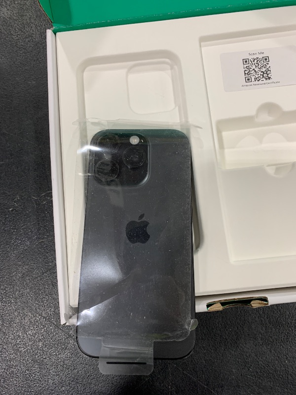 Photo 1 of Apple iPhone 16 Pro, US Version, 128GB, Black Titanium - Unlocked (Renewed Premium)