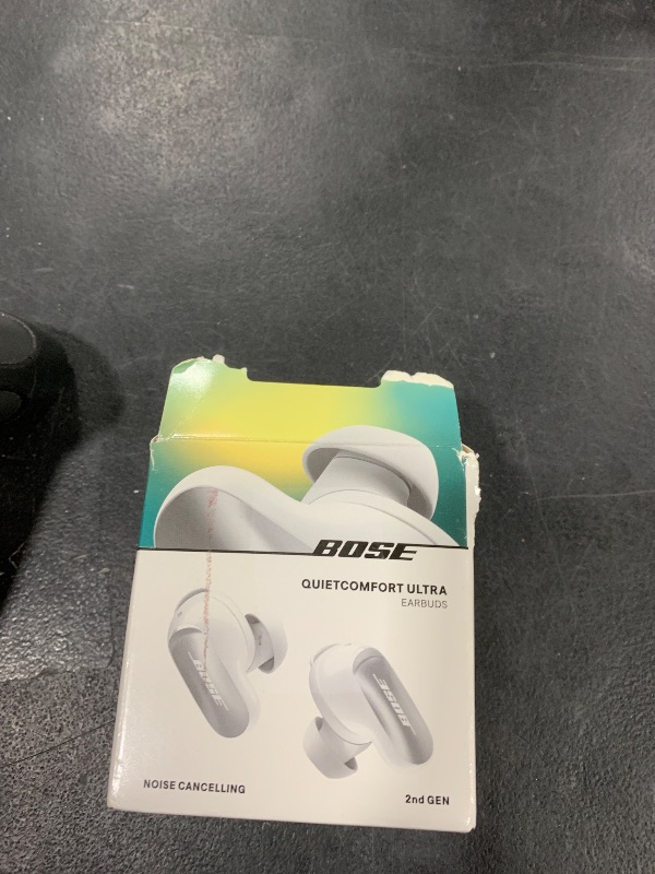 Photo 1 of Bose New QuietComfort Ultra Bluetooth Earbuds (2nd Gen), Wireless Noise Cancelling Earbuds, Up to 6 Hours Battery, IPX4 Rating, Immersive Audio, Deep Bass, White Smoke