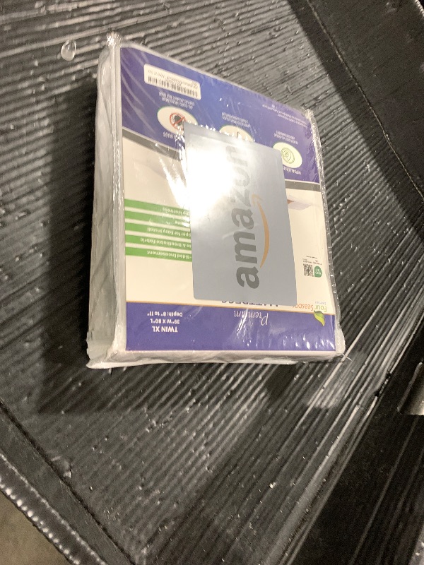 Photo 1 of Twin XL Size Mattress or Box Spring Encasement (5" to 8" Depth) - Low Profile Twin Extra Long Waterproof Zippered Protector Hypoallergenic Premium Bed Cover Protects from Dust Allergens