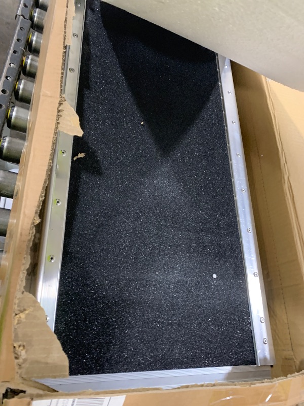 Photo 1 of Huayaw Wheelchair Ramp 8FT, Anti-Slip Aluminum Folding Handicap Portable Ramp, Wheelchair Ramps for Home Steps, Stairs, Doorways, Scooter Ramp
