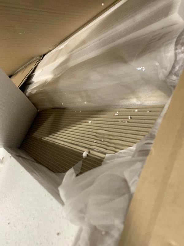 Photo 1 of Bme Selina King Bed Frame and Headboard - Handcrafted Paper Cord Headboard, 12-Slat Support, No Box Spring Needed - Easy Assembly, Caramel