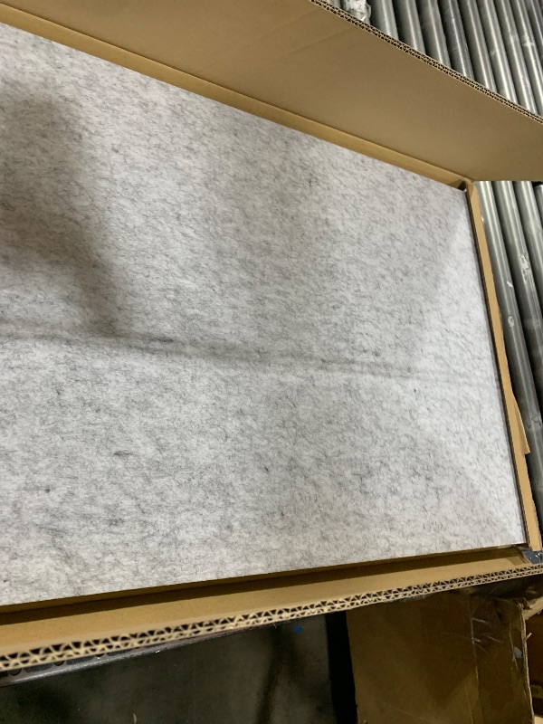 Photo 1 of DOLLAR BOSS Acoustic Wall Panels 2 Pack Large Bilayer Soundproof Panels for Wall 47.2" X 23.6" Adhesive High Density Sound Absorbing Acoustic Treatment for Home Studio Office, Grey
