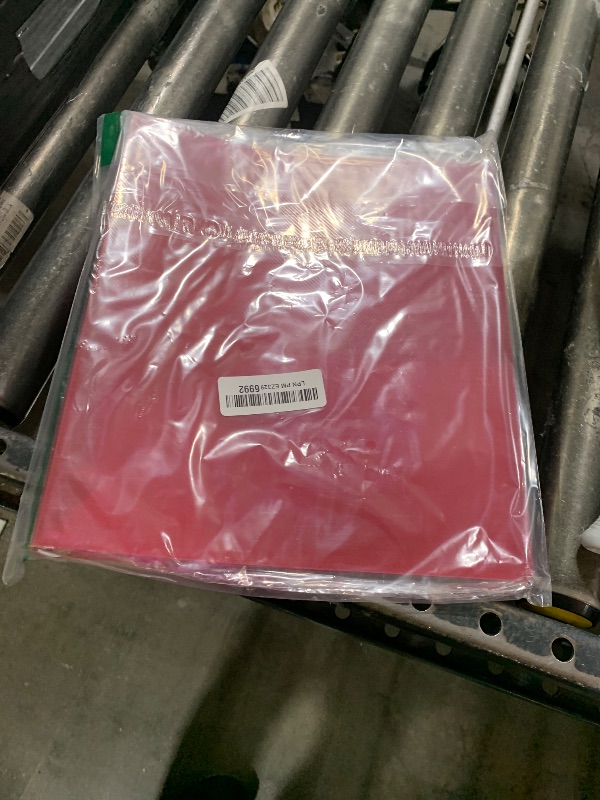 Photo 1 of EYROZILL 3 Ring Binder 1 Inch Pink Binders Fashion View Binder with 2 Pockets for Office Supplies, Waterproof, Deep Pink