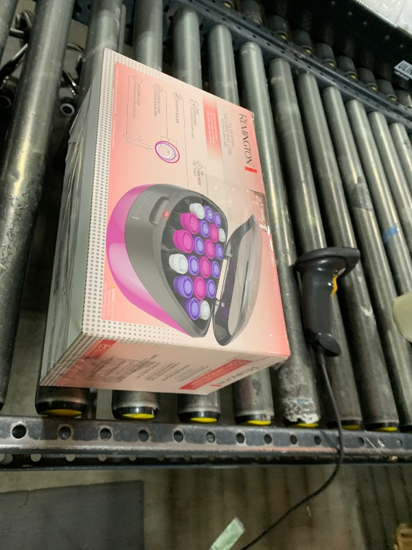 Photo 1 of Remington Ionic Conditioning Hair Setter, 20 Velvet Hair Rollers, 6 Large (1¼”), 10 Medium (1"), 4 Small (¾”), Blowout Style Hair Curlers
